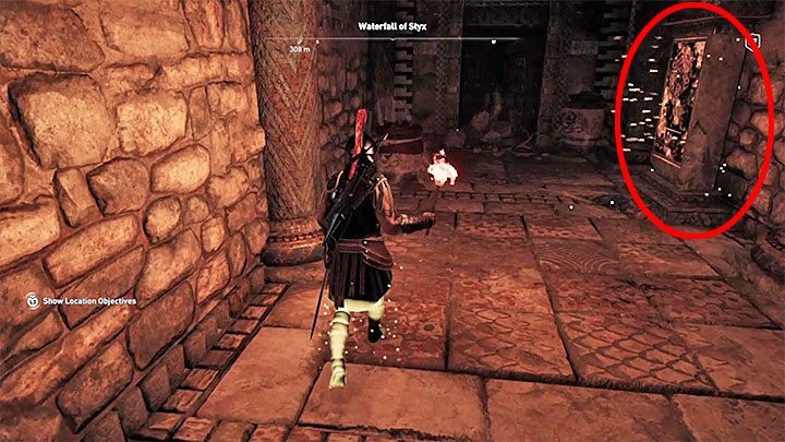 Po dotarciu do pierwszej odnogi skręć w prawo - Grobowce w Arkadii - Assassins Creed Odyssey - poradnik do gry