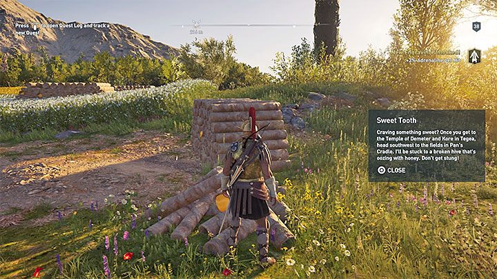 Odszukaj pokazane na obrazku 1 nietypowo wyglądające ule - Enigmatyczne ostrakony - Arkadia - Assassins Creed Odyssey - poradnik do gry