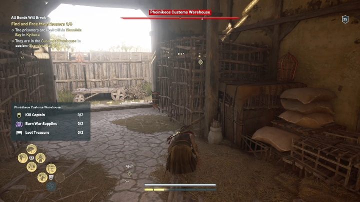 Wszystkie więzy pękną polegają natomiast na uwolnieniu trzech więźniów - Zadania poboczne na Wyspie Kithira - Assassins Creed Odyssey - poradnik do gry