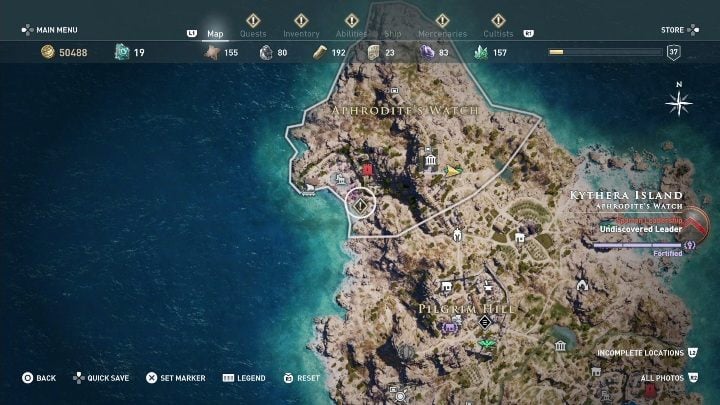Start misji: Porozmawiaj z mężczyzną - Zadania poboczne na Wyspie Kithira - Assassins Creed Odyssey - poradnik do gry