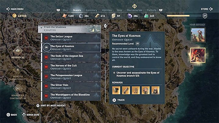 Trofeum to możesz dość łatwo odblokować dzięki zaliczaniu questów powiązanych z czcicielami Kosmosa - Modowe kredo - trofeum w Assassins Creed Odyssey - Assassins Creed Odyssey - poradnik do gry