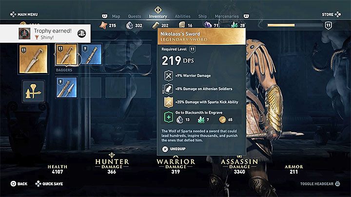 Rodzaj trofeum: brązowe - Trofea w Assassins Creed Odyssey - Assassins Creed Odyssey - poradnik do gry