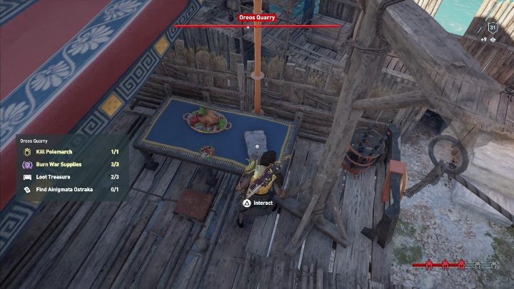 Lokalizacja enigmatycznego Ostrakonu: Udaj się do Oewos Quarry - Enigmatyczne ostrakony - Wyspy Abantis - Assassins Creed Odyssey - poradnik do gry