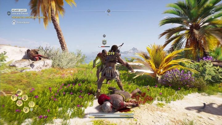 Początek zadania pobocznego: Porozmawiaj z Kapitanem załogi na wyspie - Wyspy piratów - Misje poboczne w Assassins Creed Odyssey - Assassins Creed Odyssey - poradnik do gry