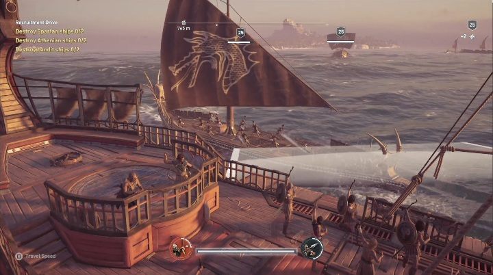 Solucja: Po rozpoczęciu misji musisz ubarwić swój statek kolorami Keos i wyruszyć na polowanie - Wyspy piratów - Misje poboczne w Assassins Creed Odyssey - Assassins Creed Odyssey - poradnik do gry