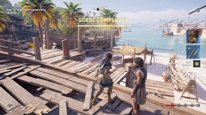 Po zniszczeniu statków wróć do mężczyzny, rozmowa z nim zakończy misję - Wyspy piratów - Misje poboczne w Assassins Creed Odyssey - Assassins Creed Odyssey - poradnik do gry