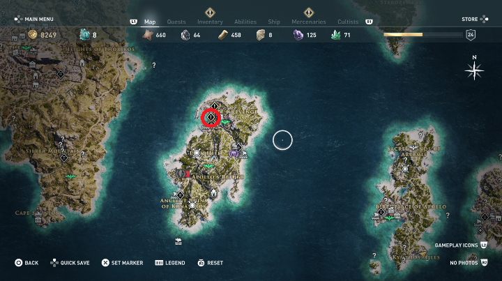 Początek misji pobocznej: Rozmowa z mężczyzną przy porcie - Wyspy piratów - Misje poboczne w Assassins Creed Odyssey - Assassins Creed Odyssey - poradnik do gry