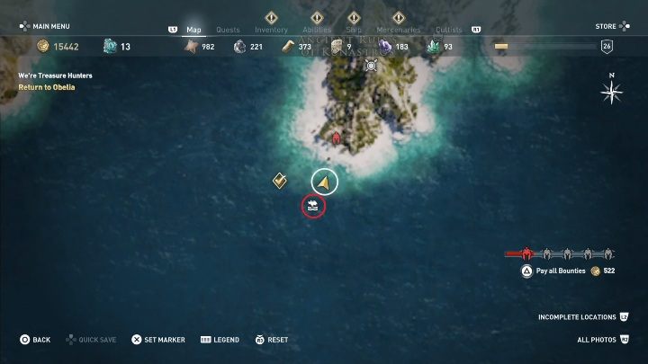 Początek misji pobocznej: Ukończ misję Nie jesteśmy złodziejami - Wyspy piratów - Misje poboczne w Assassins Creed Odyssey - Assassins Creed Odyssey - poradnik do gry