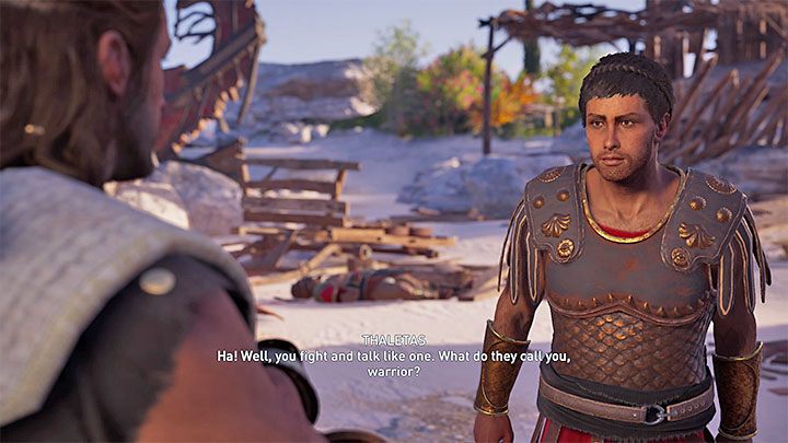 Od Barnabasa otrzymasz wskazówki odnośnie prawdopodobnej kryjówki rebeliantów - Thaletas - Romanse w Assassins Creed Odyssey - Assassins Creed Odyssey - poradnik do gry