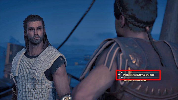 Powróć do obozu Spartan na plaży w ramach questu The Thaletas Way żeby ponownie spotkać się z Thaletasem i odebrać od niego pierwsze zlecenie - Thaletas - Romanse w Assassins Creed Odyssey - Assassins Creed Odyssey - poradnik do gry
