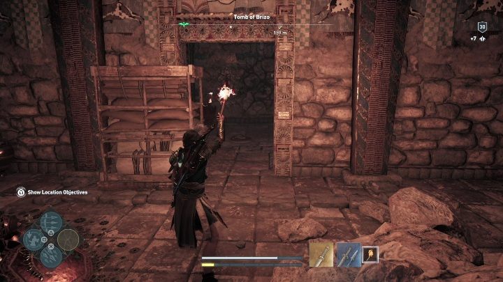 Za skrzynią znajdziesz małe pomieszczenie - Grobowce na Wyspach Srebrnych - Assassins Creed Odyssey - poradnik do gry