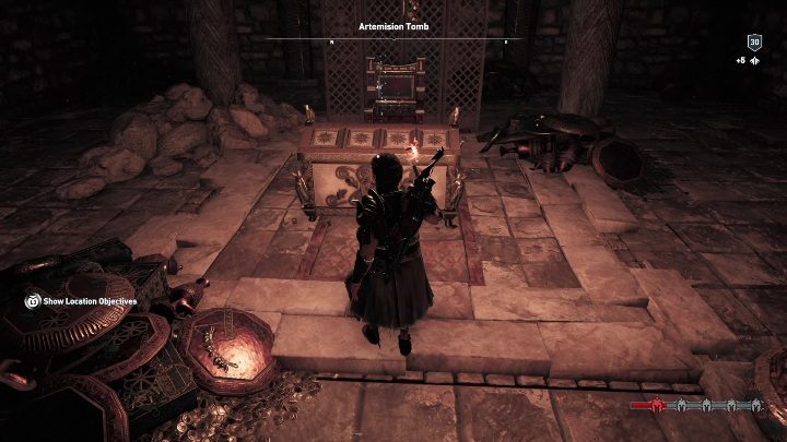 W kolejnym pomieszczeniu wskoczy do wody i zanurkuj - Grobowce na Wyspach Abantis - Assassins Creed Odyssey - poradnik do gry