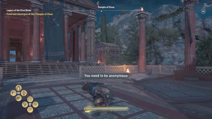 Pierwszą rzeczą, którą musisz zrobić w tej misji, jest udanie się do Świątyni Zeusa - Dziedzictwo Pierwszego Ostrza - Solucja Assasins Creed Odyssey - Assassins Creed Odyssey - poradnik do gry