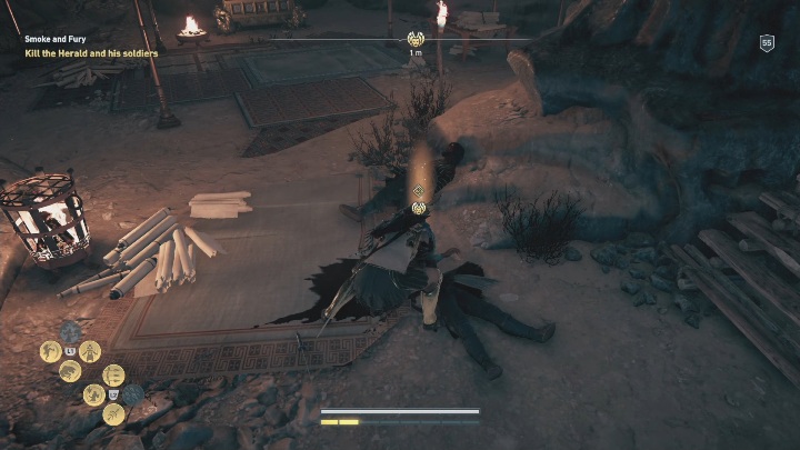 Na koniec misji Dym i gniew czeka cię walka z Gergis - Zakon Władzy - zabójstwa w Dziedzictwo pierwszego ostrza DLC - Assassins Creed Odyssey - poradnik do gry