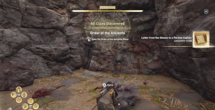 Na dnie jaskini Keades znajdziesz wskazówkę odnośnie jednego z czcicieli - Zakon Władzy - zabójstwa w Dziedzictwo pierwszego ostrza DLC - Assassins Creed Odyssey - poradnik do gry