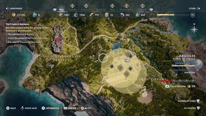 Musisz udać się na rozmowę z kapłanami - każdy z nich będzie miał dla ciebie zadania, które zostały opisane poniżej - Recepta na odkrycia - Solucja gry Assassins Creed Odyssey - Assassins Creed Odyssey - poradnik do gry