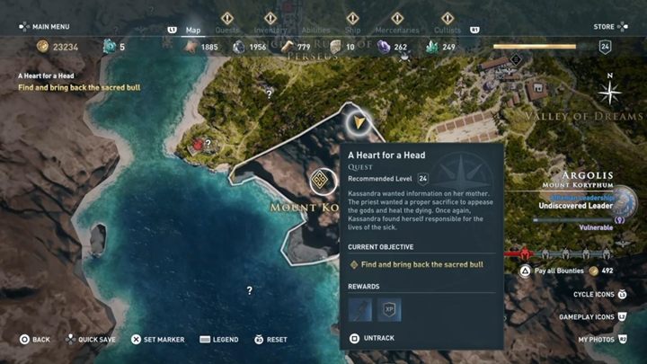 W tym zadaniu musisz odszukać świętego byka i sprowadzić go do kapłana - Recepta na odkrycia - Solucja gry Assassins Creed Odyssey - Assassins Creed Odyssey - poradnik do gry