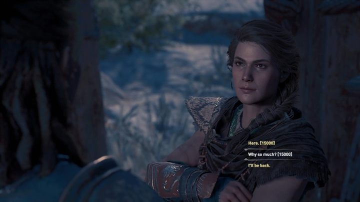 Musisz dopłynąć na wyspę, a następnie udać się na rozmowę z Xenią, liderką piratów - Piracka gościnność - Solucja gry Assassins Creed Odyssey - Assassins Creed Odyssey - poradnik do gry