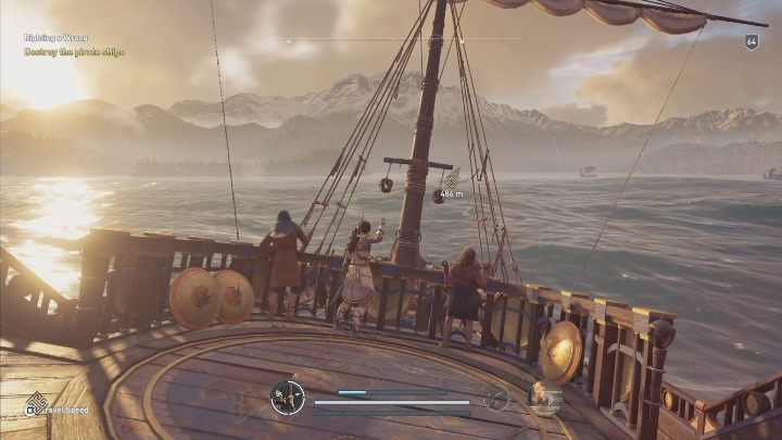 Twoim zadaniem będzie zniszczenie dwóch wrogich statków - Jeden wyjątkowo paskudny dzień - Solucja Assassins Creed Odyssey - Assassins Creed Odyssey - poradnik do gry