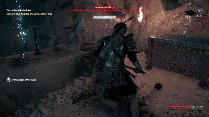 Opis: Kobieta wyśle cię na poszukiwanie topora, znajdziesz go w Arkalochori Cave - na samym końcu jaskini - Zadania poboczne w Messara - Assassins Creed Odyssey - poradnik do gry