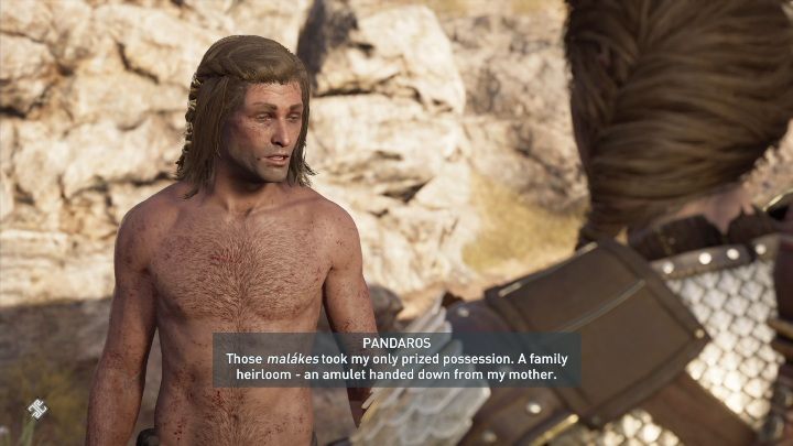 Opis: Zabij zwierzęta czyhające koło Pandarasa, a potem uwolnij go - Zadania poboczne w Messara - Assassins Creed Odyssey - poradnik do gry