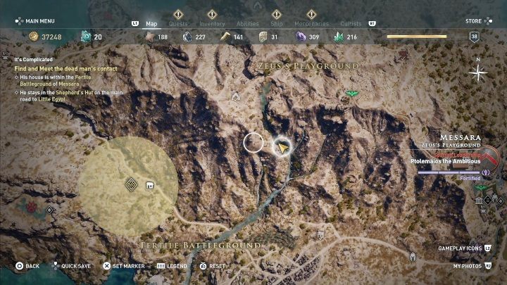 Opis: Po zbadaniu zwłok udaj się do Chaty pasterza - Zadania poboczne w Messara - Assassins Creed Odyssey - poradnik do gry