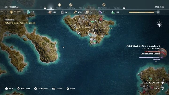 Start misji: Automatycznie po zakończeniu misji Widziałeś mojego Mikossa - Zadania poboczne na Wyspach wulkanicznych - Assassins Creed Odyssey - poradnik do gry