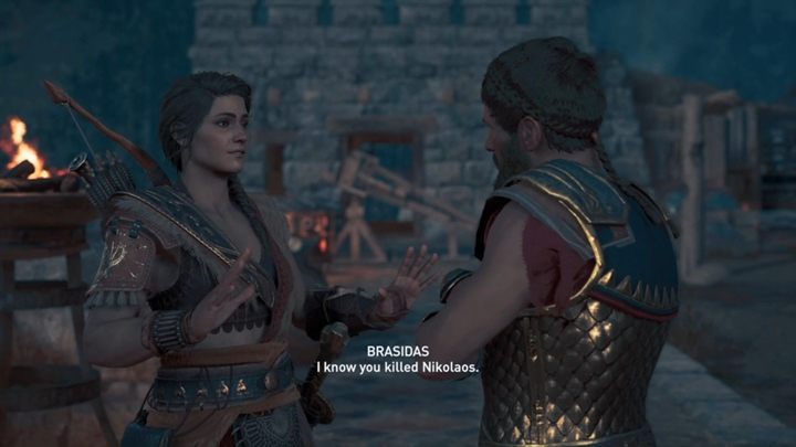 Postępowanie i ogólna relacja z Brasidasem zależy od tego, czy w przeszłości zgadzałeś się z jego decyzjami - Ważne wybory w rozdziale 8 gry Assassins Creed Odyssey - Assassins Creed Odyssey - poradnik do gry