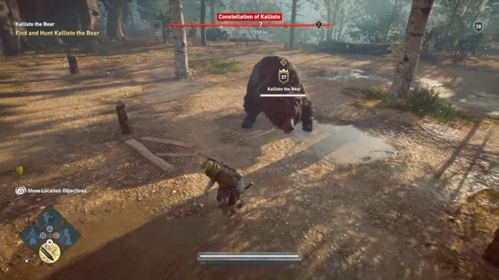 Opis: Przyszła teraz pora na ubicie wielkiego niedźwiedzia Kalisto - Konstelacja Kalisto w Arkadii - Polowanie na siedem bestii - Assassins Creed Odyssey - poradnik do gry