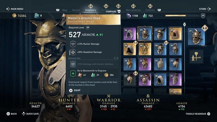 Za zabicie hieny zdobędziesz +20900 XP - Hiena Krokottasa - Polowanie na siedem bestii - Assassins Creed Odyssey - poradnik do gry