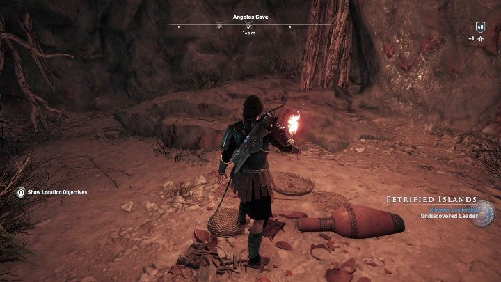 Rozwiązanie zagadki: Przedmiot znajdziesz w Angelos Cave, na wschodnim krańcu mapy - Enigmatyczne ostrakony na Skamieniałych wyspach - Assassins Creed Odyssey - poradnik do gry