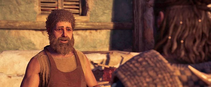 Kandydatem do romansu jest Kosta - kowal - Mapa Lokrydy - grobowce, ostrakony, zagadki i sekrety - Assassins Creed Odyssey - poradnik do gry