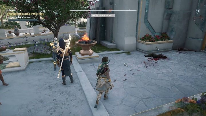 Twoim kolejnym zadaniem będzie przeprowadzenie śledztwa - W snach - Solucja Los Atlantydy w AC Odyssey - Assassins Creed Odyssey - poradnik do gry