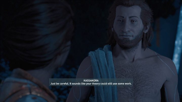 Gdy rozpoczniesz rozmowę z kobietą pojawi się Noekoles, który również przekaże Ci informacje - Ptaszki i pszczółki - Solucja Los Atlantydy w AC Odyssey - Assassins Creed Odyssey - poradnik do gry
