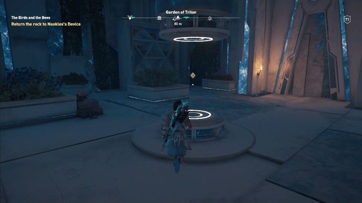 Misja zakończy się w momencie, gdy odłożysz kamień w specjalne miejsce i powrócisz do budynku - Ptaszki i pszczółki - Solucja Los Atlantydy w AC Odyssey - Assassins Creed Odyssey - poradnik do gry