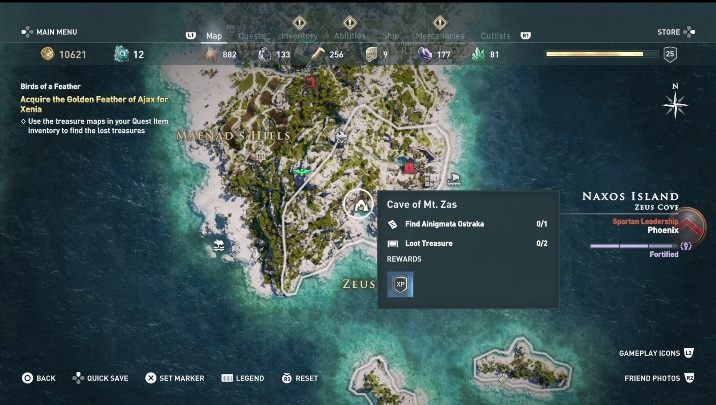 1 - Enigmatyczne ostrakony - Naksos - Assassins Creed Odyssey - poradnik do gry