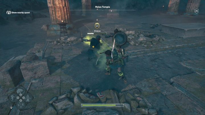Po stoczonej bitwie udasz się na rozmowę z Driakosem i Roksaną - Wyspy obsydianowe - Misje poboczne w Assassins Creed Odyssey - Assassins Creed Odyssey - poradnik do gry