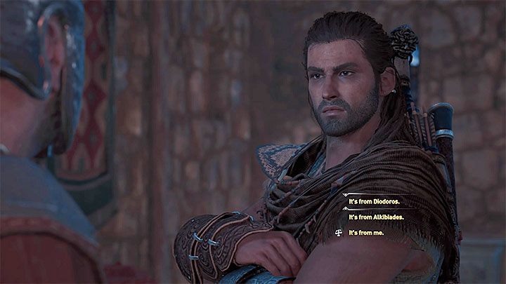 Od Alkibiadesa możesz odebrać nowe poboczne zadanie Handle with Care - Alkibiades - Romanse w Assassins Creed Odyssey - Assassins Creed Odyssey - poradnik do gry