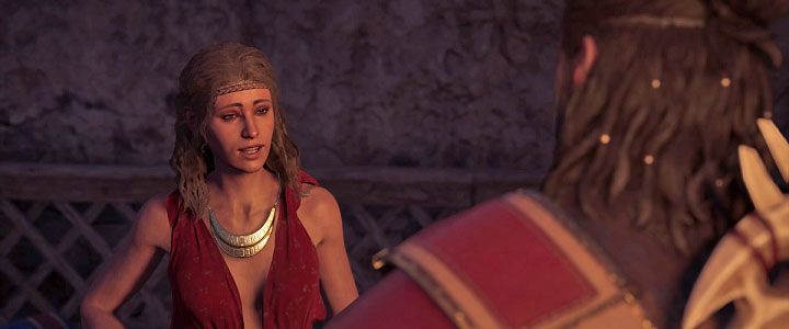 Aikaterine to mieszkanka Aten będąca pracownicą domu uciech oraz muzą dla Thespisa w grze Assassins Creed: Odyssey - Aikaterine - Romanse w Assassins Creed Odyssey - Assassins Creed Odyssey - poradnik do gry