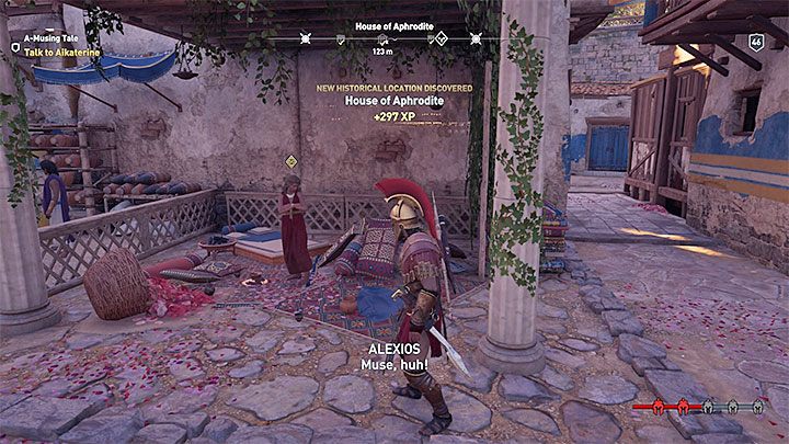 Do spotkania z Aikaterine dochodzi w trakcie rozgrywania głównych questów w ósmym rozdziale (epizodzie) gry - Aikaterine - Romanse w Assassins Creed Odyssey - Assassins Creed Odyssey - poradnik do gry