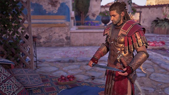 W trakcie rozmowy z Aikaterine musisz zgodzić się na zamordowanie na jej życzenie komandora Rhexenora będącego jednym z czcicieli Kosmosa - Aikaterine - Romanse w Assassins Creed Odyssey - Assassins Creed Odyssey - poradnik do gry