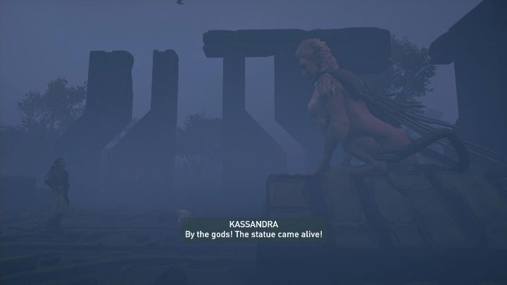 Aby odnaleźć Sfinksa musisz zacząć misję poboczną A Familys Legacy - Sfinks - mityczne stworzenia w Assassins Creed Odyssey - Assassins Creed Odyssey - poradnik do gry