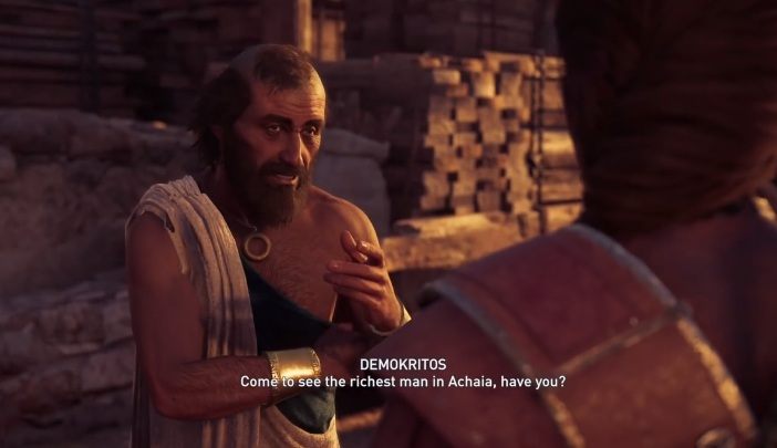 W grze Assassins Creed Odyssey poznasz postać Demokryta - Postacie historyczne w Assassins Creed Odyssey - Assassins Creed Odyssey - poradnik do gry
