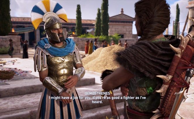 W grze Assassins Creed Odyssey spotkasz na swojej drodze Demostenesa - Postacie historyczne w Assassins Creed Odyssey - Assassins Creed Odyssey - poradnik do gry