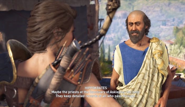 W grze Assassins Creed Odyssey, po ukończeniu misji głównej Raj Utracony, spotkasz Hipokratesa - Postacie historyczne w Assassins Creed Odyssey - Assassins Creed Odyssey - poradnik do gry