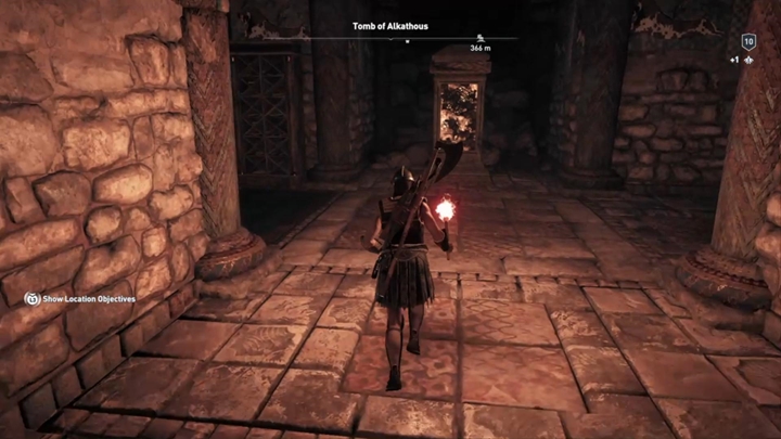 Zejdź na dół schodami i zabij kobrę - Grobowce w Megaris - Assassins Creed Odyssey - poradnik do gry