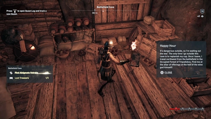 Lokacja enigmatycznego Ostrakonu: Jaskinia przy polu bitwy - Enigmatyczne ostrakony w Megaris - Assassins Creed Odyssey - poradnik do gry