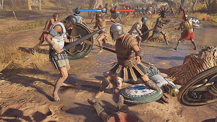 W celu odblokowania nowej bitwy musisz najpierw osłabić dostateczne wpływy nacji, która zarządza danym regionem - Jak szybko zdobywać punkty doświadczenia w Assassins Creed Odyssey? - Assassins Creed Odyssey - poradnik do gry