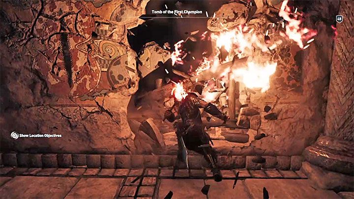 W następnej dużej komnacie uważaj na grupę aż pięciu węży - Grobowce na Elis - Assassins Creed Odyssey - poradnik do gry