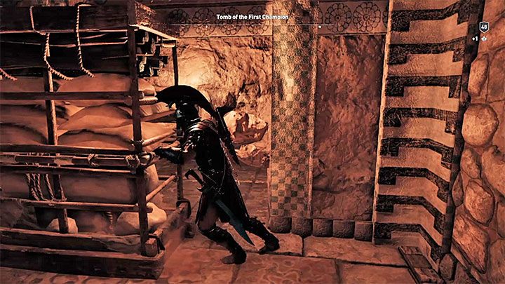 W celu opuszczenia grobowca powróć do głównego korytarza i kontynuuj przemarsz - Grobowce na Elis - Assassins Creed Odyssey - poradnik do gry